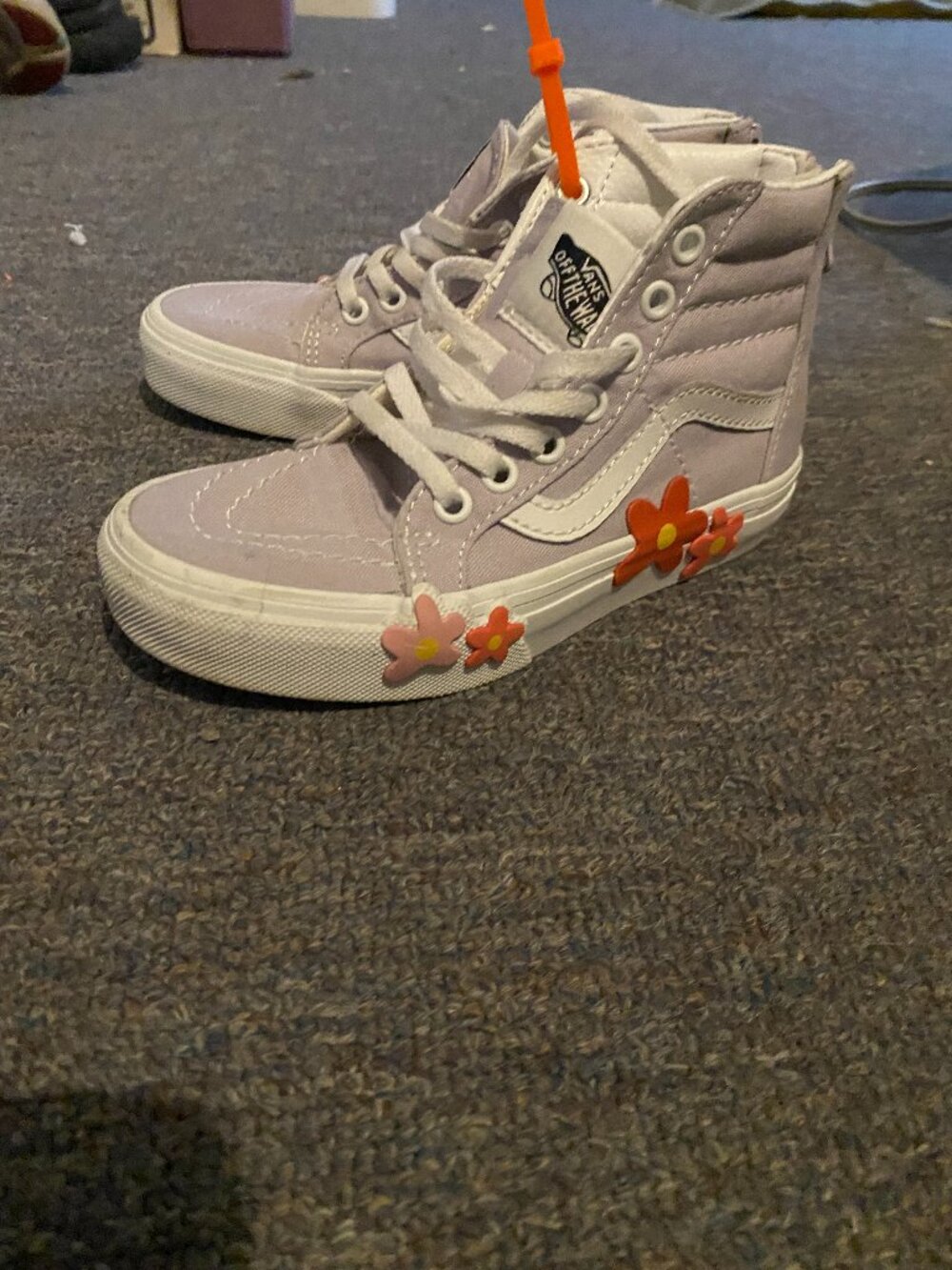 Vans Lavender Floral Hi Skate's